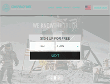Tablet Screenshot of conspiracydate.com